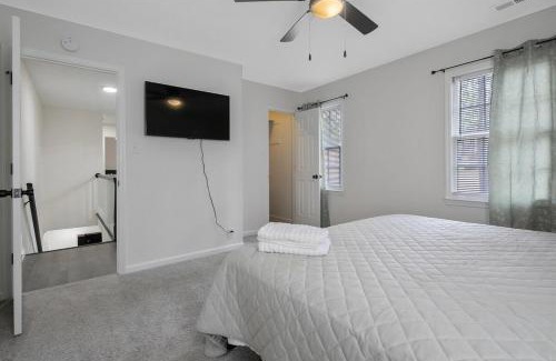 Terry Sanford House | Spacious Family Oasis with Hot Tub & Game Tables