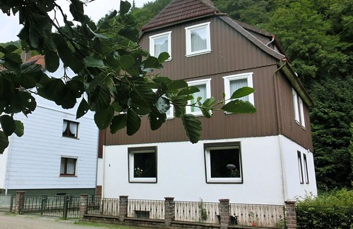 Zorge House | Spacious group house in the Harz region with a fenced garden