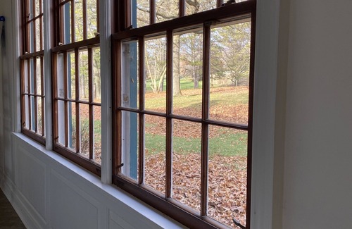 Holcomb House | Spacious Hillside Home Overlooking Private Woods