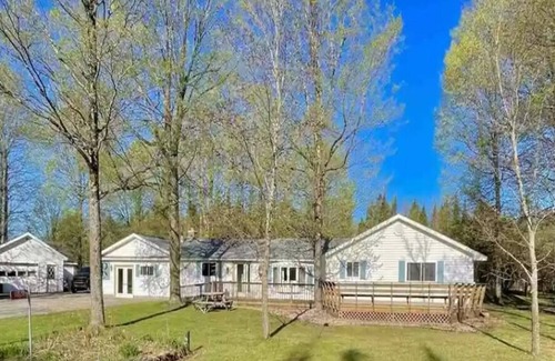 Rapid River House | Spacious home made for large groups and families! Close to many UP destinations!