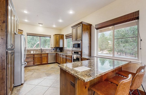 Flagstaff House | Spacious home w/game room & large covered patio - access to shared pool/hot tub