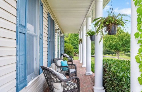 Blacksburg House | Spacious home with serene views, outdoor lounge, fire pit, and hammock, just minutes to downtown