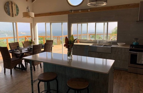Estate Lilliendal and Marienhoj House | Spacious house with an amazing view of the ocean on a private deck.