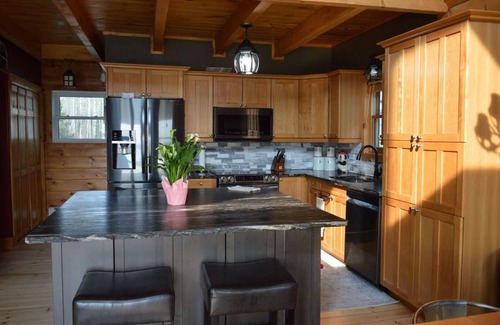 Timiskaming District Ski Chalet | Spacious lakefront 3 bed 3 bath cabin with spectacular views and great fishing.