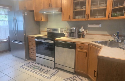 Madison House | Spacious Lodge with Private Waterfront on Great Moose Lake