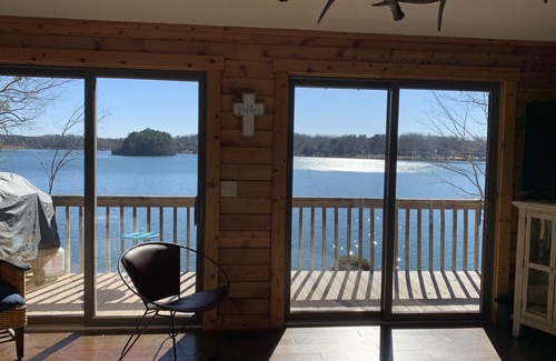 Seneca House | Spacious Log Cabin on Point Lot, Private Beach, Boat and PWC Rental Available