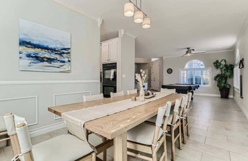 Rhodes Ranch House | Spacious Luxury Desert Retreat with Heated Pool, Putt putt and a playground for
