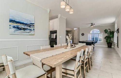 Rhodes Ranch House | Spacious Luxury Desert Retreat with Heated Pool Putt putt and a playground for family