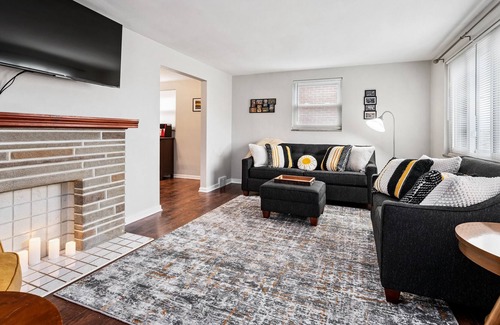 Brookline House | Spacious Open Floor Home, 15min from Downtown, w/ Private Garage & Patio