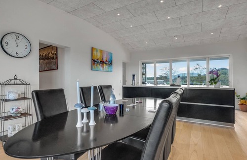 Hjarbæk House | Spacious, originally designed vacation home with panoramic views of the Limfjord.