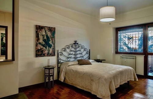 Fonte Meravigliosa Apartment | ★ Spacious Park Apt in Rome/Terrace/Parking/Garden/Minutes from Metro Stop