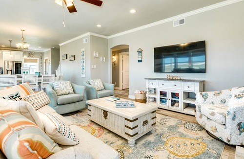 Pointe San Luis House | Spacious Private Beach House w/ Screened Deck & Gulf View - Walk to Beach!