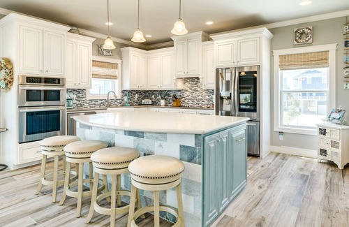 Pointe San Luis House | Spacious Private Beach House w/ Screened Deck & Gulf View - Walk to Beach!