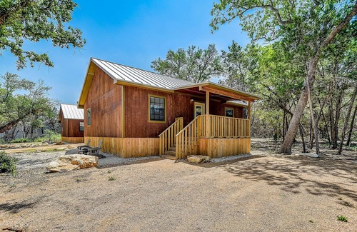 Blanco Cabin | Spacious property with four cabins, decks, grills, & open layouts - dog-friendly