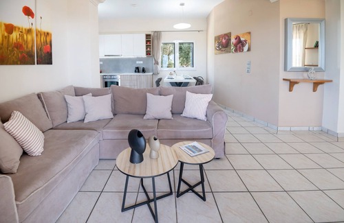 Geropotamos Villa | Spacious & quiet viIla with private pool, bbq and breathtaking view!