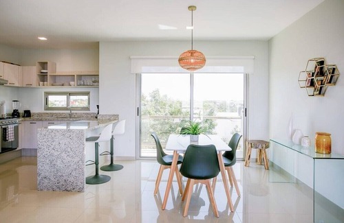 Ejidal Apartment | Spacious Retreat- Pool, Gym, 3 Balconies & Parking