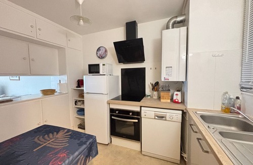 Les Sables d'Olonne Apartment | Spacious Seafront Apartment with Balcony, Near Beach and Shops
