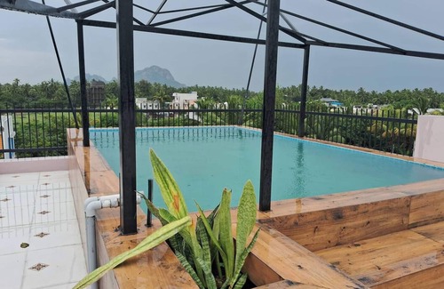 Suchindram Apartment | Spacious studio type 1BHK AC flat in Kanyakumari