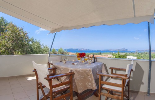Gialova Villa | Spacious Villa w/pool and spectacular views of the Navarino Bay. Pet Friendly !