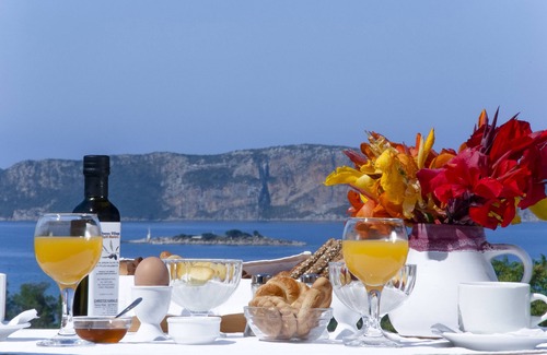 Gialova Villa | Spacious Villa w/pool and spectacular views of the Navarino Bay. Pet Friendly !