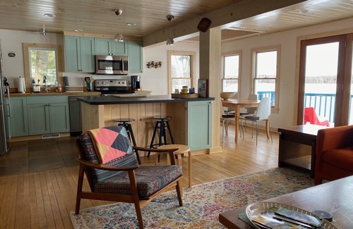 Otis House | Spacious waterfront Berkshire home family private get-away