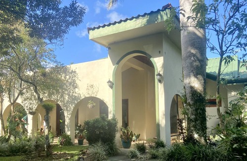 Tilaran House | Spanish Villa snuggled into a jungle / botanical garden paradise !