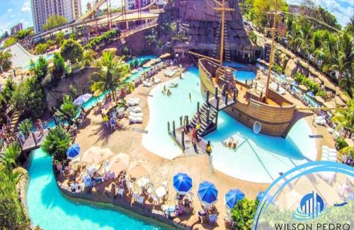 Prive das Caldas Apartment | Spazzio diRoma com acesso ao Acqua Park