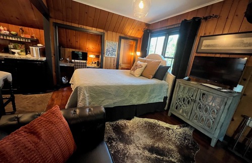 College Hill Apartment | Speakeasy-Inspired Carriage House in Charming College Hill Neighborhood