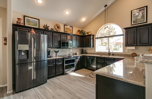 Superstition Springs House | Spectacular Golf Course Home with Pool and Views!