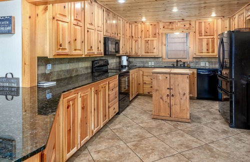 Cookson Cabin | Spectacular Lake View, Luxury Cabin provides the perfect gathering place.