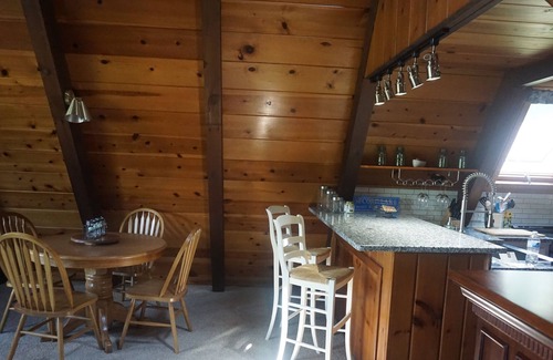 Gladwin Cabin | Spectacular on Secord! A-frame on Secord Lake w/ firepit, beach, internet, etc