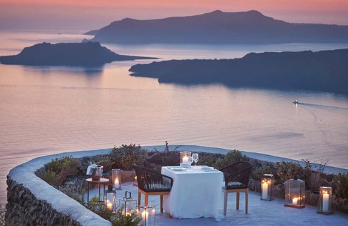 Megalochori Villa | Spectacular Santorini Villa | 5 Bedrooms | Nafsika Estate Villa | Far-reaching.