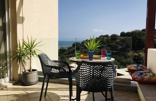 Mathes Villa | Spectacular sea views and a lovely pool - charming villa near long sandy beach!