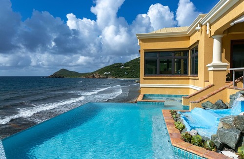 Estate Johns Folly Villa | Spectacular Oceanfront 6 BDRM Expansive Villa