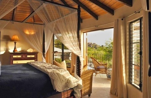 Little Trunk Bay Villa | Spectacular views and sunsets! Pristine beach 100 yard walk.