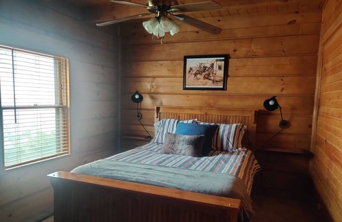 Dawes County Cabin | Spectacular views from beautiful, spacious log cabin in Nebraska National Forest