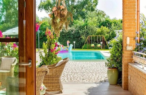 Alghero Villa | Spectacular Villa, Jacuzzi pool, playground -Wi-Fi - barbecue area