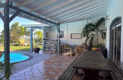 Le Vauclin Villa | Splendid Creole villa in peace, without opposite, seen on the ocean in Vauclin