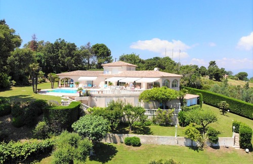 Tanneron Villa | Splendid villa stunning sea view heated private pool high above Cannes Mandelieu