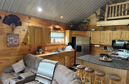 Mount Chase Cabin | Sportsman's Paradise Katadhin Area Cabin Sleeps 10-15 Four Season