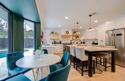 Spring Branch Central House | Spring Branch Paradise, 4-BD Backyard Pool Oasis