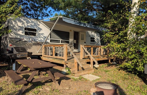 Cloyne House | Springdale Trailer at Bon Echo Family Campground | Rustic Stay w/Beach Accessn