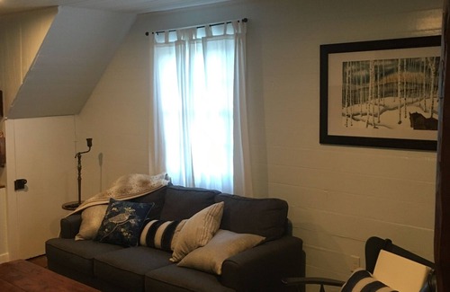 Tuscarora Cottage | Springs Store Cottage Entire Property king bed
