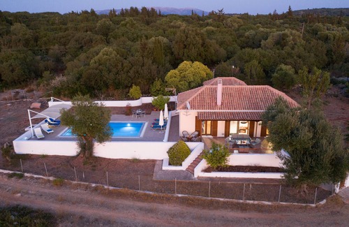 Markoulata Villa | Spyros Villa near Fiskardo, Private Pool Overflow 4x8m, panoramic sea view