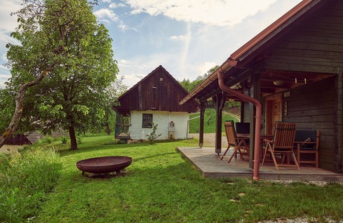 Olimje Cabin | Srčna, a beautiful peaceful log cabin on Tri vile estate with amazing view