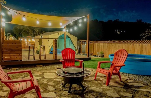 Rancho Calaveras RV Rental | Stargaze at This premium glamping experience in the foothills