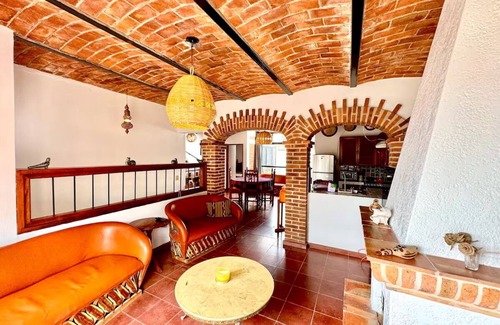 Ajijic House | Stay in the center of Ajijic. Enjoy a rooftop with a view.