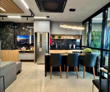 Jardim dos Estados Apartment | Stay Royal Luxury Sofá Retrátil e Divisória Smart
