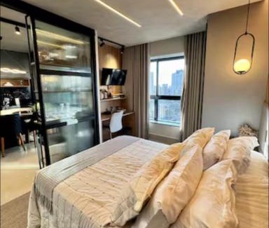 Jardim dos Estados Apartment | Stay Royal Luxury Sofá Retrátil e Divisória Smart