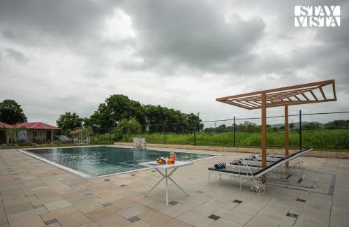 Sawai Madhopur Villa | StayVista at Wildwoods Stone with Pool, Bathtub, Wi-Fi